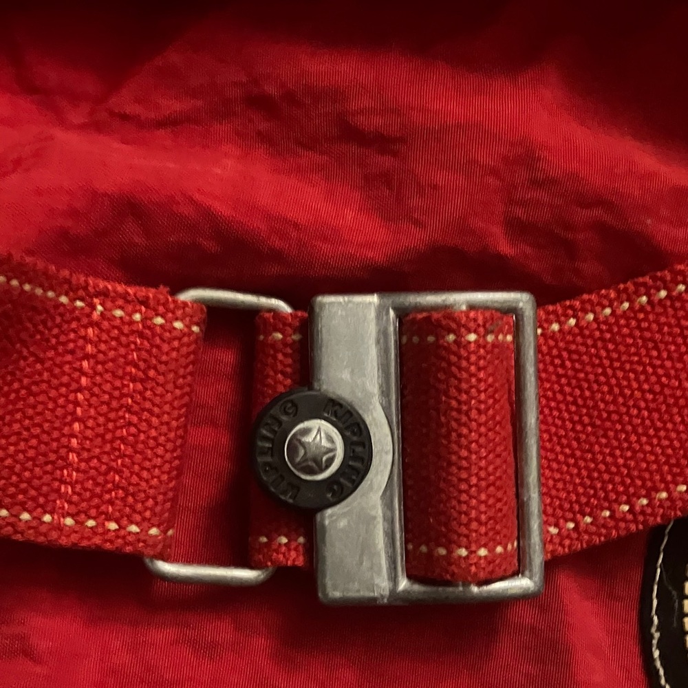 Kipling Vintage Red Travel Bag - Picture 3 of 10